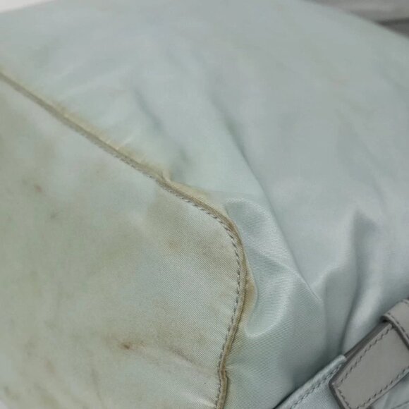 PRADA Backpack Nylon Light Blue Silver Auth 141519 - Picture 4 of 16